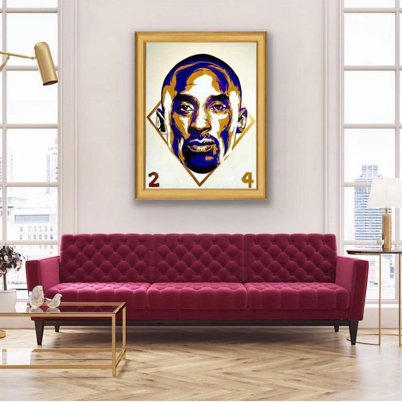 Kobe Bryant - Legendary Painting $1,000.00