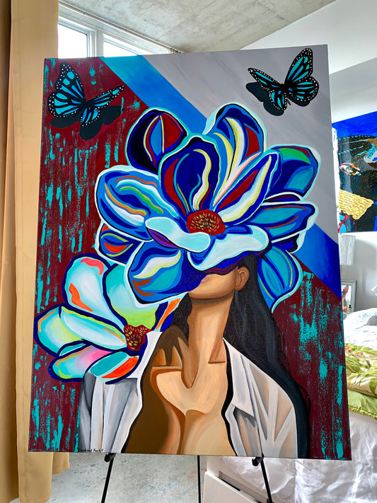 Wild Flower Art Basel 2021 Painting $1,500.00